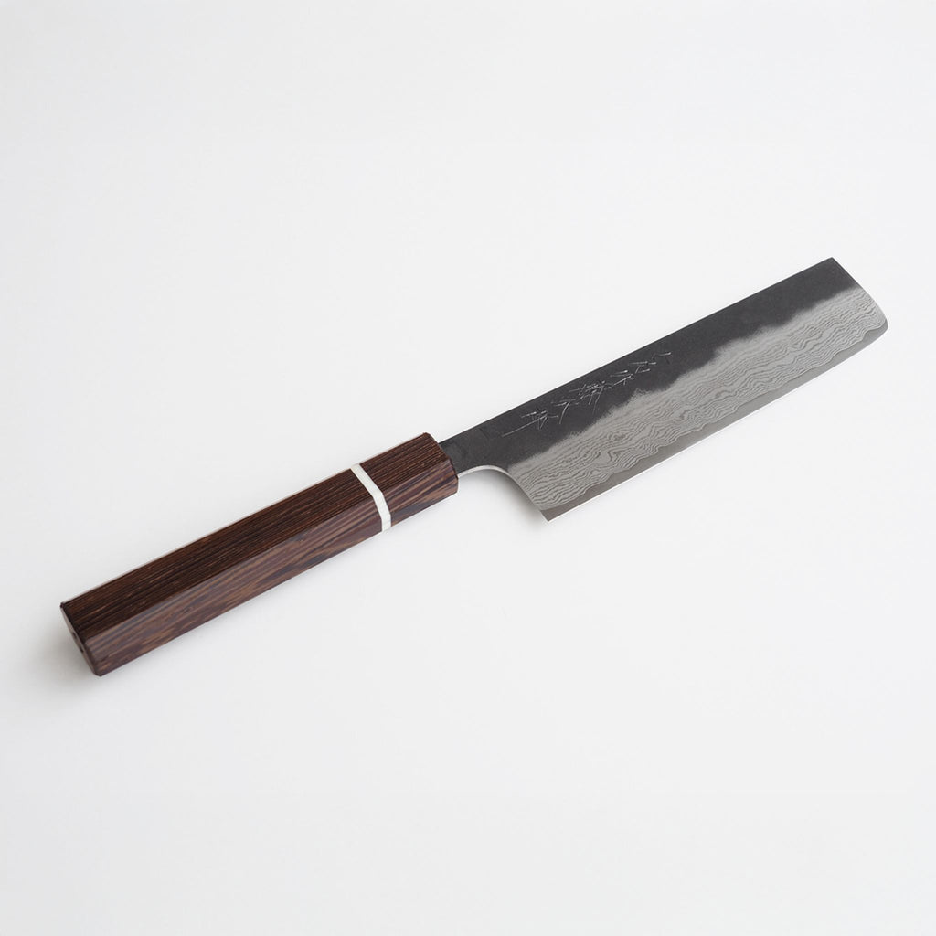 ＜直営店限定＞藤次郎 アトリエ 和包丁 菜切 165mm（ウエンジ）