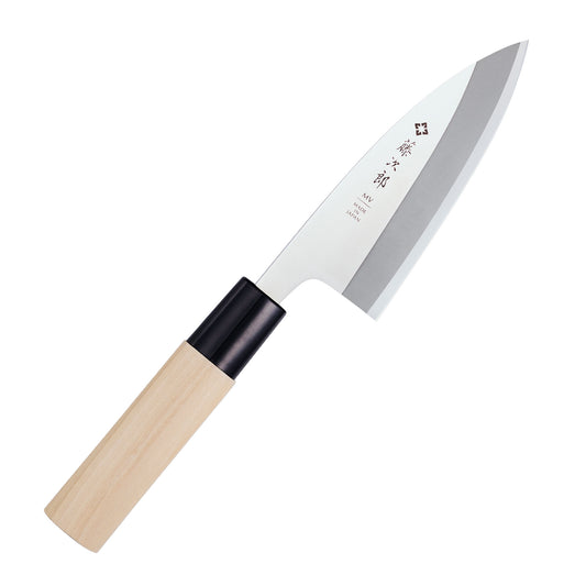 藤次郎 モリブデンバナジウム鋼 和包丁 あじ切 105mm