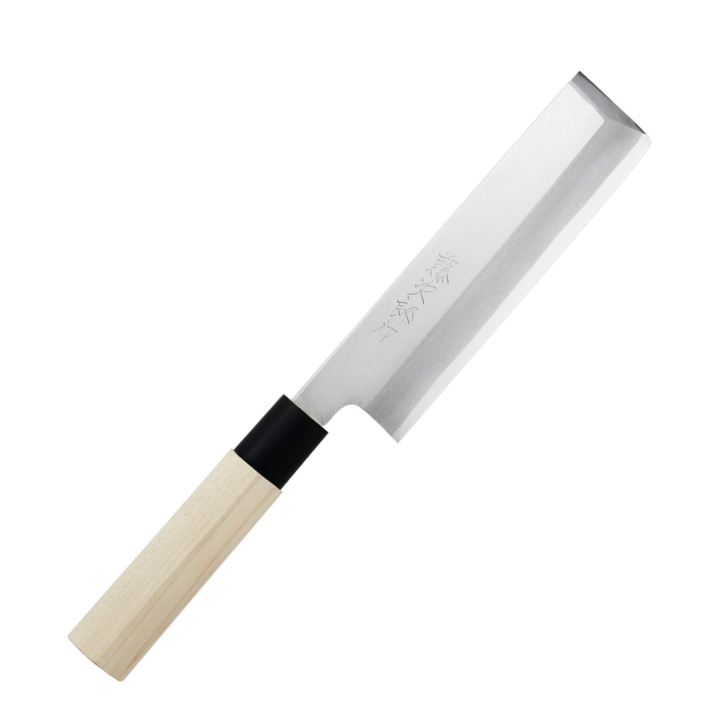 藤次郎 白紙鋼 角型薄刃 165mm