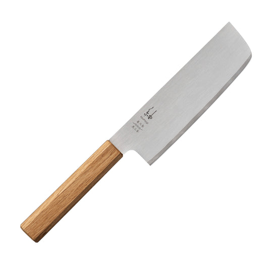 ＜直営店限定＞藤次郎 紬 菜切 165mm