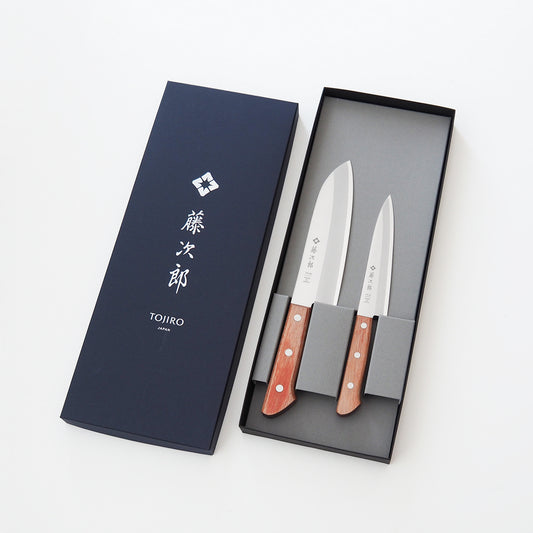 ＜直営店限定＞藤次郎 BASIC 2本セット (茶合板)