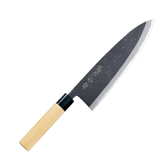 藤次郎 白紙鋼 さけ切 (黒打) 270mm