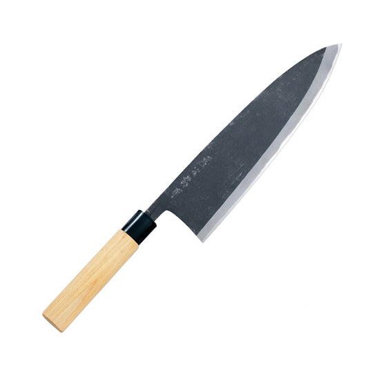 藤次郎 白紙鋼 さけ切 (黒打) 300mm